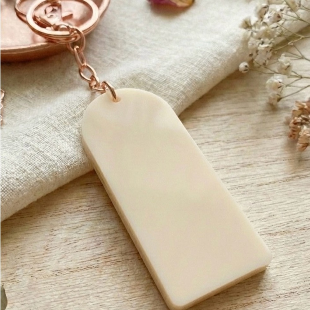 Pink 'Blessed' Keychain - Picture 2 of 7